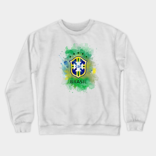 Brasil National Team Crewneck Sweatshirt by Aefe